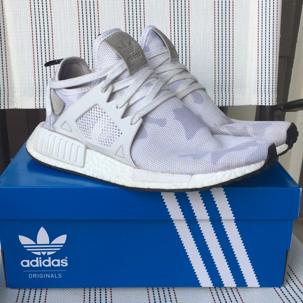 Adidas “White Duck” Camo NMDs